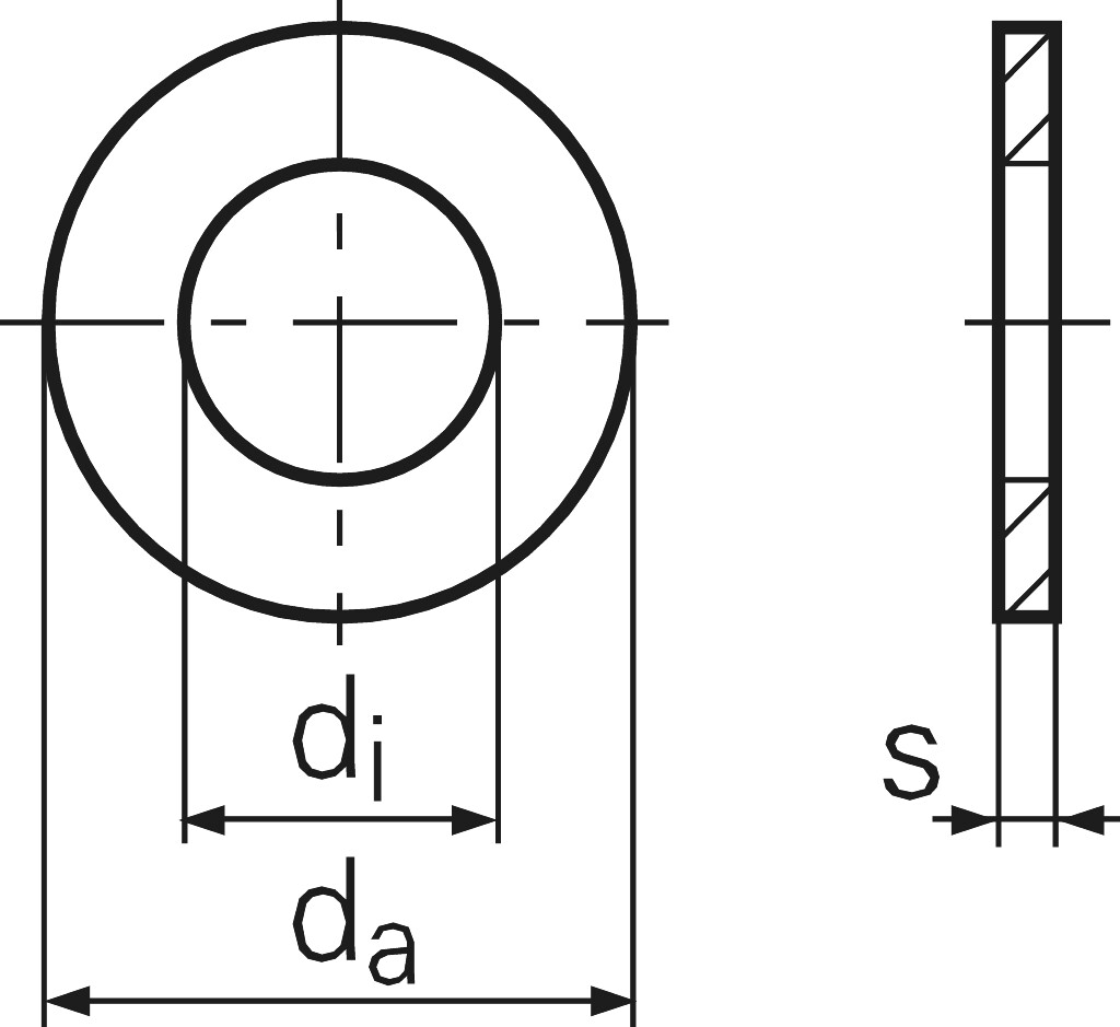 DIN 125  A   6,4   A2